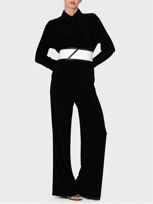 Leather belt NORA PONCHER | LOGOBELTLATTENERO